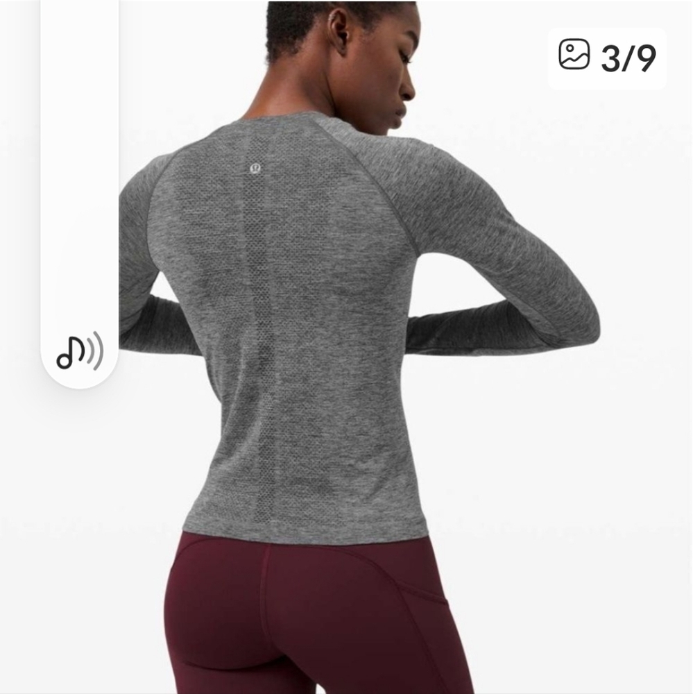 Lululemon Swiftly Tech Long-Sleeve Shirt 2.0 Soft Lilac Color Size 2 - Picture 5 of 8